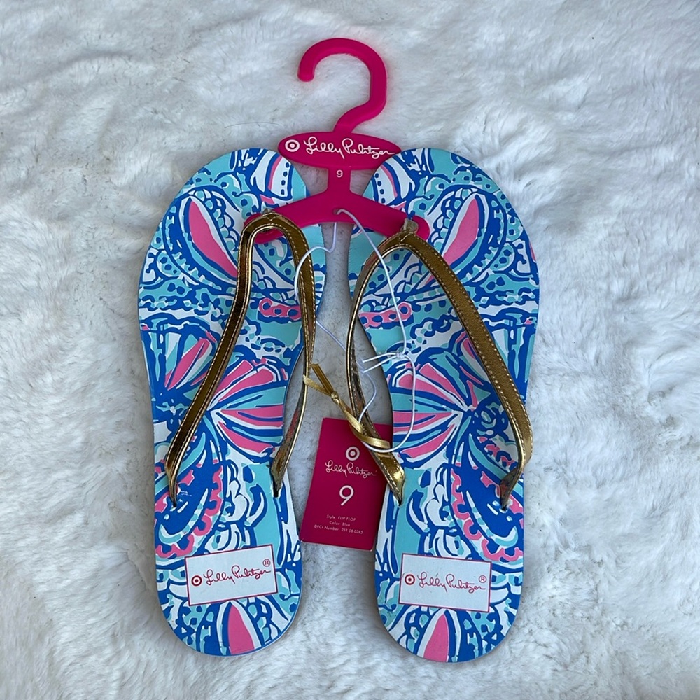Lilly Pulitzer for Target flip flops